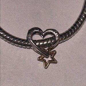 Lucky Star & Heart Charm